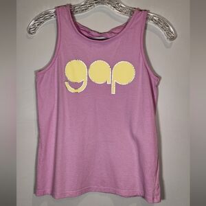 GAP Girls Twist-Back Logo Tank Top - Lilac- Size XL